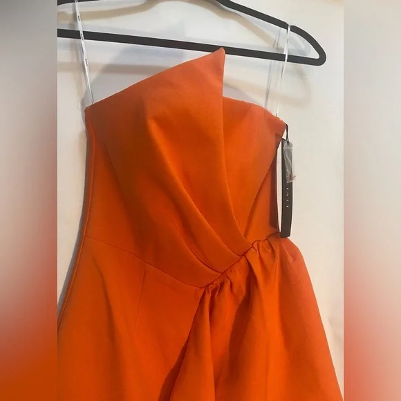 NWT ELLIATT Reception Dress in Orange Size XXS - Picture 5 of 13